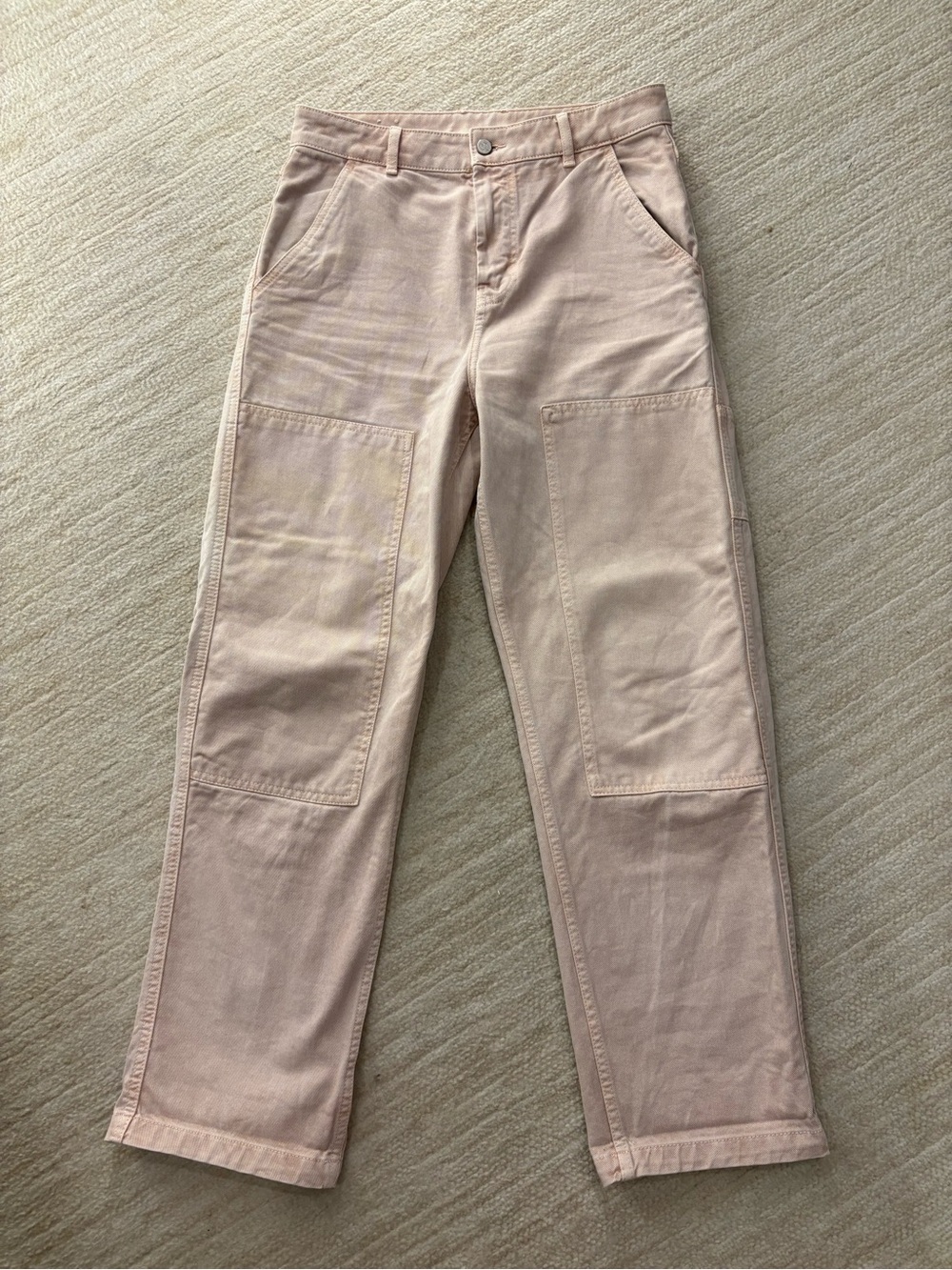 Light Blush Utility Patch Pocket Pants jeans